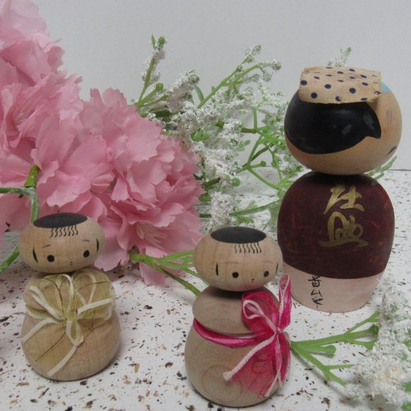 Traditional Japanese kokeshi doll, kokeshi doll - Picture 4 of 8